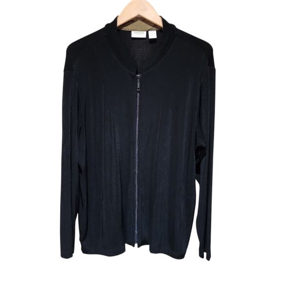 Jersey Knit Top Chico's Travelers - Picture 1 of 6